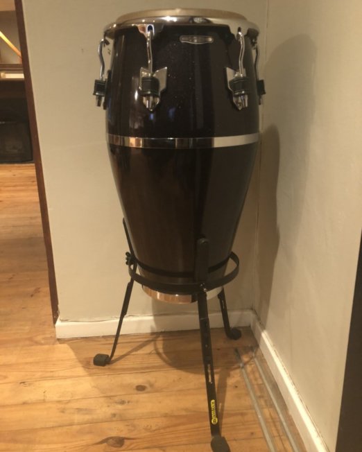 Conga drum with stand